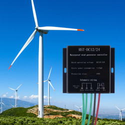 AISINILALAO 100W-1000W Portable Wind Power Turbine Generator Kit, Wind Generator Laderegler 12 V/ 24 V Auto 48 V geeignet für