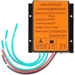 AISINILALAO 5000W Wind Turbine Controller, DC 12V 24V 48V MPPT Wind Turbine Laderegler Geeignet Für Wind Power Generation
