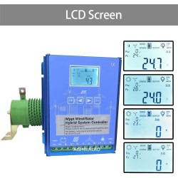 AISINILALAO 15000 W Off Grid Hybrid Wind Solar Controller mit Unlader Auto 12V/24 V/48 V MPPT Windturbinen Generator Ladung