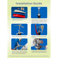 AISINILALAO 9000W kein Geräusch-vertikaler magnetischer Wind-Generator, vertikaler Achsen-leistungsfähiger