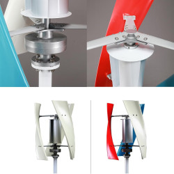 AISINILALAO 9000W kein Geräusch-vertikaler magnetischer Wind-Generator, vertikaler Achsen-leistungsfähiger