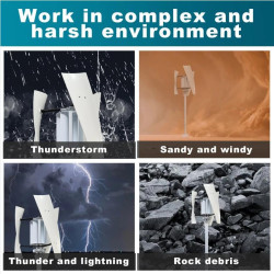 AISINILALAO 9000W kein Geräusch-vertikaler magnetischer Wind-Generator, vertikaler Achsen-leistungsfähiger