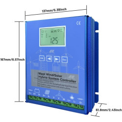 AISINILALAO 5000W 12 V/24 V/48 V MPPT Wind Solar Hybrid -Ladungssteuerung Mit Dump -Last -Windturbinenladungssteuerung Für