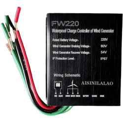 AISINILALAO 12V 24V Auto 48V Windturbine Laderegler, 3000W-6000W Windkraftanlage Generator MPPT Controller für Wind- und