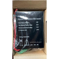AISINILALAO 12V 24V Auto 48V Windturbine Laderegler, 3000W-6000W Windkraftanlage Generator MPPT Controller für Wind- und