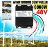 AISINILALAO 12V 24V Auto 48V Windturbine Laderegler, 3000W-6000W Windkraftanlage Generator MPPT Controller für Wind- und
