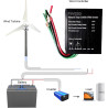 AISINILALAO 12V 24V Auto 48V Windturbine Laderegler, 3000W-6000W Windkraftanlage Generator MPPT Controller für Wind- und