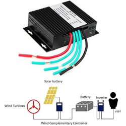 AISINILALAO wasserdichte Wind Generator Laderegler 8000W 12V/ 24V Auto 48V Wind Laderegler Wind Controller Regler für DC AC