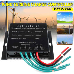 AISINILALAO wasserdichte Wind Generator Laderegler 8000W 12V/ 24V Auto 48V Wind Laderegler Wind Controller Regler für DC AC