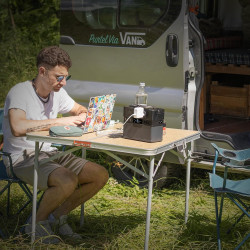 ALLPOWERS S300 Tragbarer Powerstation mit 1x 100W Solarpanel, 288Wh / 78000mAh Mobile Stromversorgung Generatoren 300W Batterie