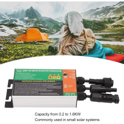 Alomejor Solar Micro Inverter 350W 230V Wasserdichter MPPT Sinus Wechselrichter für Kleine Solaranlagen AI Affiliate