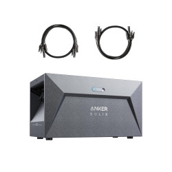 Anker SOLIX Solarbank E1600, 800W Balkonkraftwerk mit Speicher, 1,6kWh Akkukapazität, IP65, 6000 Ladezyklen, LFP Akku,