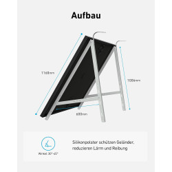 Anker SOLIX Solarbank E1600, 800W Balkonkraftwerk mit Speicher, 1,6kWh Akkukapazität, IP65, 6000 Ladezyklen, LFP Akku,
