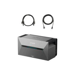 Anker SOLIX Solarbank 2 E1600 Pro, Balkonkraftwerk mit Speicher, 4 MPPT 2400W Solareingang, All-in-One Stromspeicher mit