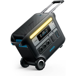 Anker SOLIX F2000 tragbare Powerstation, Powerhouse 767, 2048Wh GaNPrime Solargenerator mit 2300W AC Ausgang, 6× längere