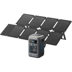 Anker SOLIX C300 DC Powerbank Station (90000mAh) mit 60W Solarpanel, 288Wh Multi-Geräte Powerstation, LiFePO4 Akku, 300W