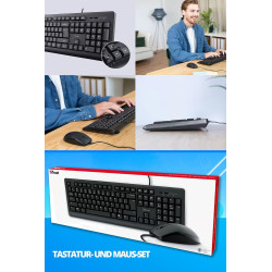 Intel Office PC Komplett mit Tastatur und Maus | Intel i5 | 16 GB RAM | 512 GB SSD | DVD-Brenner | WiFi 600 und Bluetooth 5 |