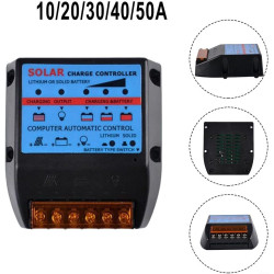 12 V/24 V Auto-Photovoltaik-Laderegler für Solarstromanlagen mit 4 Stufen für PWM-Management (50 A) AI Affiliate SummarizerNew