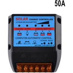 12 V/24 V Auto-Photovoltaik-Laderegler für Solarstromanlagen mit 4 Stufen für PWM-Management (50 A) AI Affiliate SummarizerNew