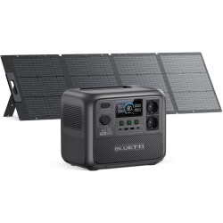 BLUETTI Tragbare Powerstation AC70 mit 200W Solarpanel, 768Wh LiFePO4 Solargenerator mit 2 1000W (Power Lifting 2000W) AC