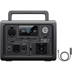 BLUETTI Solar Generator EB3A mit 100W Solarpanel, 268Wh Tragbare Powerstation mit 600W (1200W Peak) AC Ausgängen, LiFePO4