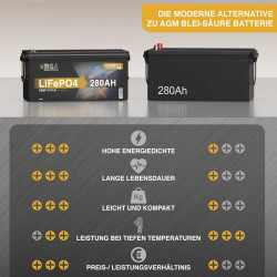 BSA LiFePO4 100Ah 12V Mini Lithium Batterie Wohnmobil Akku mit BMS Solarbatterie Solar Boot AI Affiliate SummarizerNew