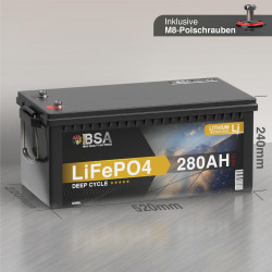 BSA LiFePO4 100Ah 12V Mini Lithium Batterie Wohnmobil Akku mit BMS Solarbatterie Solar Boot AI Affiliate SummarizerNew