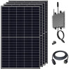 Balkonkraftwerk 2000W - Solaranlage Bifaziale Glas/Glas Paneele, WiFi Smarte PV Anlage Echtzeit-Überwachung via App mit WLAN AI