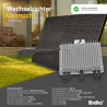 Belko® Balkonkraftwerk 830Wp Komplettset, 2 x 415W Trina Solar Full Black Module, 800W Wechselrichter mit WiFi, Smarte