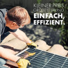SPAUN Balkonkraftwerk 2000Wp | 1800W Komplettset mit bis zu 2600Wp bifazialer PV-Leistung und 10m Anschlusskabel zum Einstecken