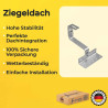 EPP.Solar® Balkonkraftwerk Halterung, Stockschrauben Montage Set für 2 Module, Stockschraube & Adapterplatte inkl.1245mm