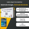 EPP.Solar® Smart Balkonkraftwerk mit Speicher 5280W Solaranlage Komplettset, 2,56kWh Stromspeicher, 3000W Notstromsteckdose,