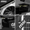 MSI GeForce RTX 4060 Ti Ventus 2X Black 16G OC Grafikkarte -NVIDIA RTX 4060 Ti, 16GB GDDR6 Speicher, 18Gbps, PCIe 4.0, DLSS3