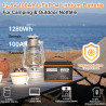 LiFePO4 Batterie 12V 100Ah Lithium Batterien mit 100A BMS Temperature Schutz 15000 Zyklen Akku Batterie für Solar Wohnmobil