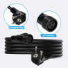DEWIN AC-Kabel, 5m Solar Grid Tie Mikro Wechselrichter AC Spezialkabel GMI-Serie Wechselrichter Verlängerungskabel 3 x 0.75 mm²