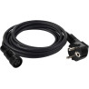 DEWIN AC-Kabel, 5m Solar Grid Tie Mikro Wechselrichter AC Spezialkabel GMI-Serie Wechselrichter Verlängerungskabel 3 x 0.75 mm²