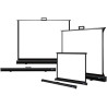 DELUXX Advanced Portable Table-Stand Mobile Beamer-Tisch-Leinwand mit ausklappbaren Standfüßen und Tragegriff Stativ-Leinwand