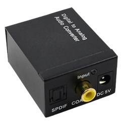 Digital-Analog-Konverter - Digital-Analog-Audio-Konverter, Digitaler Koaxialer Glasfaser-Analogausgangskonverter |