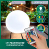 EASYmaxx 2er- Set LED Solarleuchte mit Farbwechsel | Deko Gartenleuchte mit LED Beleuchtung | Wunderschöne Lichteffekte mit