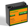 ECO-WORTHY LiFePO4 280Ah Bluetooth, Lithium Batterie 12V 280ah mit BMS Low Temperature Schutz und Max. 15000 Zyklens,3584Wh