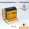 ECO-WORTHY LiFePO4 280Ah Bluetooth, Lithium Batterie 12V 280ah mit BMS Low Temperature Schutz und Max. 15000 Zyklens,3584Wh