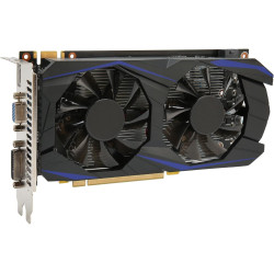 Elprico GTX 550Ti 6 GB Gaming-Grafikkarte, 192-Bit-GDDR5-PC-Grafikkarte mit Zwei Lüftern, HDMI-VGA-DVI-Schnittstelle für