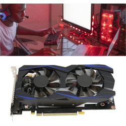 Elprico GTX 550Ti 6 GB Gaming-Grafikkarte, 192-Bit-GDDR5-PC-Grafikkarte mit Zwei Lüftern, HDMI-VGA-DVI-Schnittstelle für