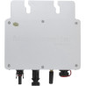 EVTSCAN 300W Solarmodul Mikro-Wechselrichter, Plug-and-Play, Reiner Sinus-Wechselrichter 12V DC auf 220V AC Konverter, WiFi APP