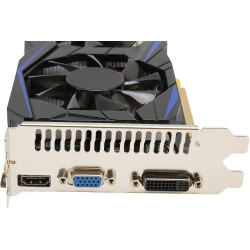 Elprico GTX 550Ti 6 GB Gaming-Grafikkarte, 192-Bit-GDDR5-PC-Grafikkarte mit Zwei Lüftern, HDMI-VGA-DVI-Schnittstelle für