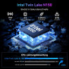 Blackview MP60 Mini PC 2025 New Intel Twin Lake N150 (Beats N97/N100, bis zu 3.60 GHz), 16GB RAM 512GB M.2 SSD Mini Computer, 4K