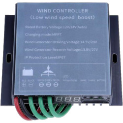 Fauhapyway 800 W mit IP67 MPPT Windturbinen-Controller, wasserdichtes Design, Batteriesystem, DC-Generator, dreiphasiger Eingang