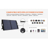 FlexSolar Solar Ladegerät, 60 W Solar Panel Portable mit USB-C 45 W QC 3.0 und DC Ausgang, IP67 wasserdicht und staubdicht, ETFE