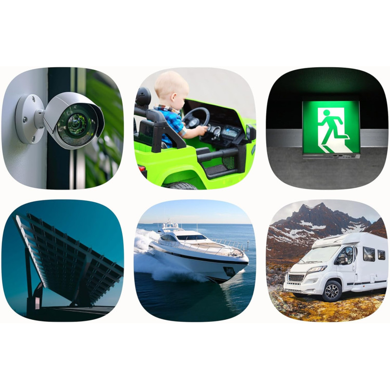 Green Cell® AGM 12V 40Ah Akku VRLA Blei-Batterie Bleiakku Ersatzakku Gelakku Akkubatterie Zyklenfest Unbemann Caravan | Green Cell® AGM 12V 40Ah Akku VRLA Blei-Batterie Bleiakku Ersatzakku Gelakku Akkubatterie Zyklenfest Unbemann Caravan |
