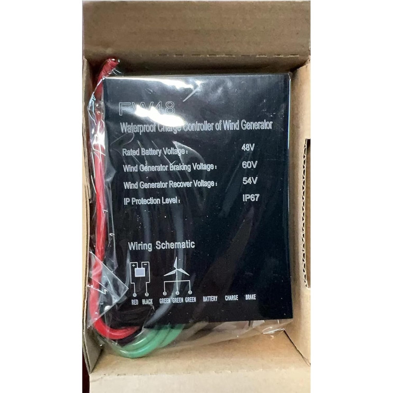 HUIZHITENGDA 100-12000W MPPT Wind Controller, 12 V/ 24 V Auto Matching 48 V 10A-40A Windturbine Generator Wind Laderegler